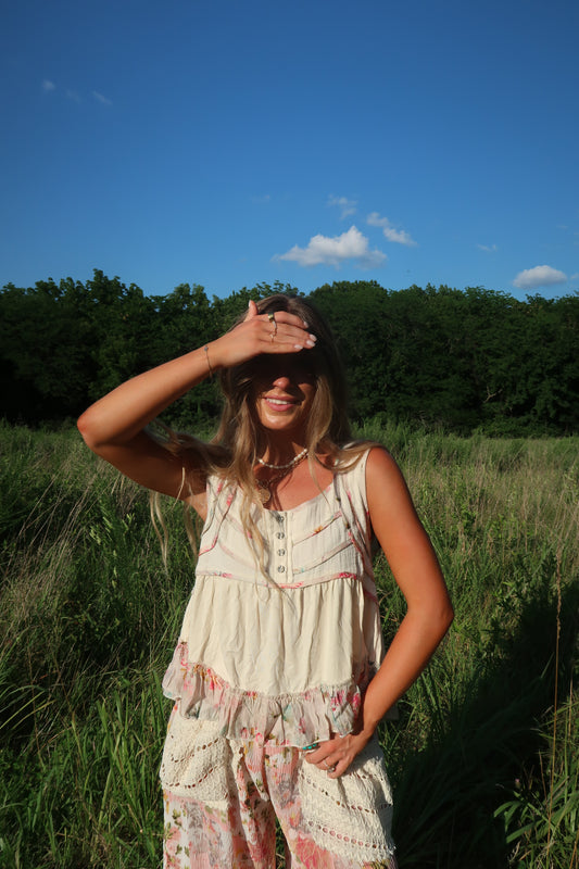 Cameillia Babydoll Tank