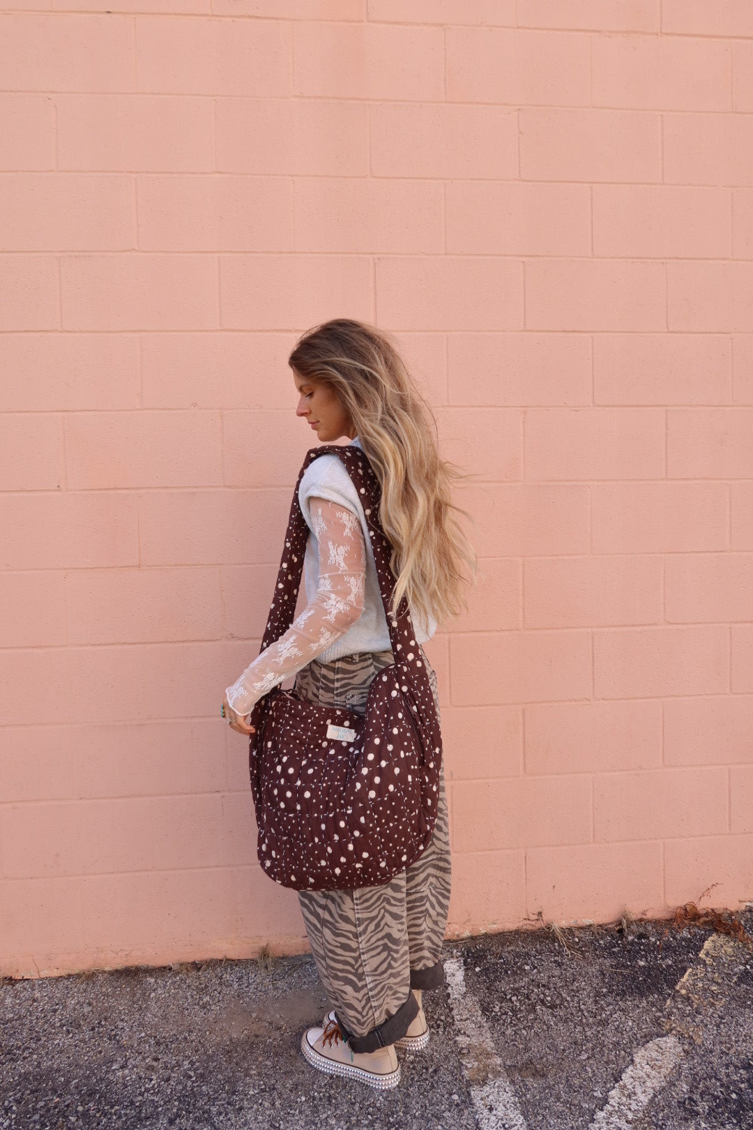 Coco Patchwork Quilted Sling Bag