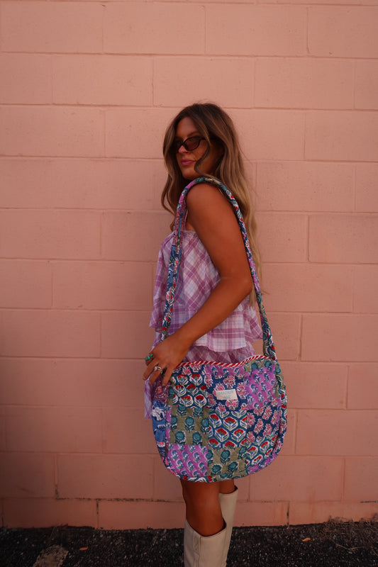 Remi Quilted Hobo Bag