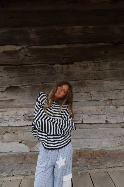 Navy Stripe Everyday cardi