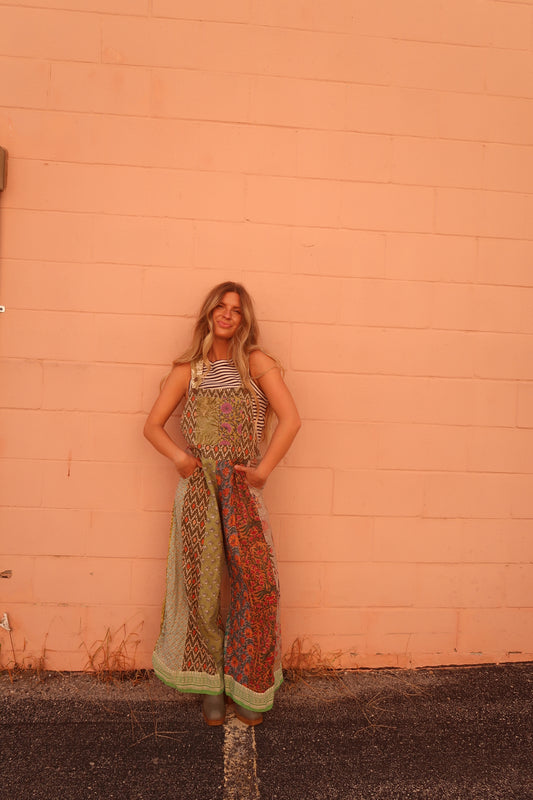 Susie Patchwork Overalls
