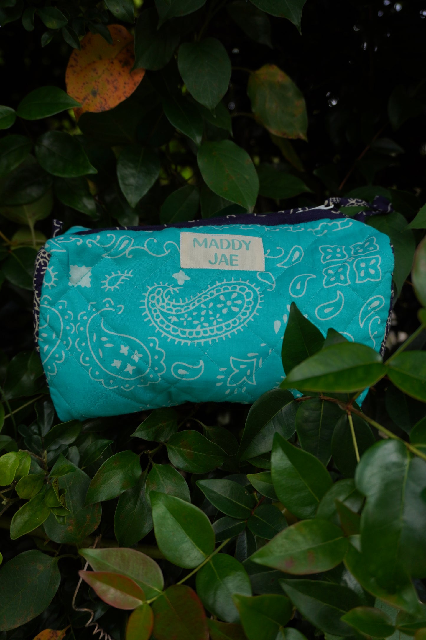 Koa Patchwork Quilted Cosmetic Bag