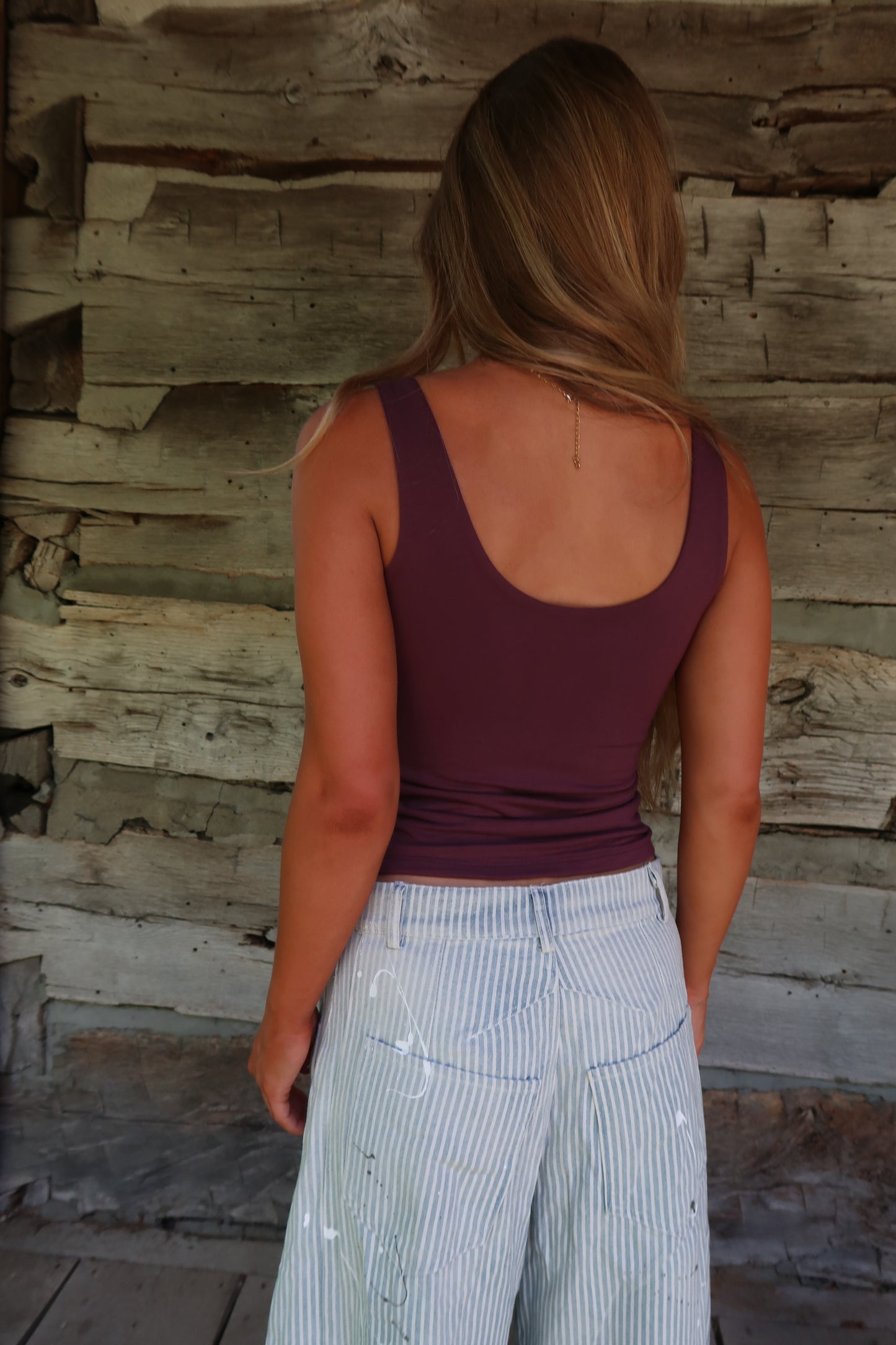 Plum Back To Basics Tank