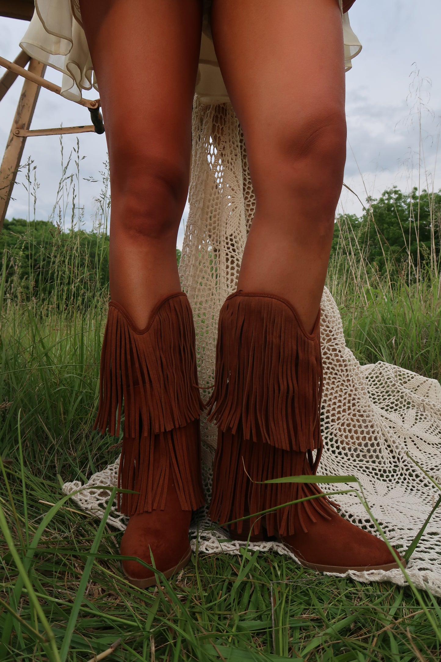 Miley Fringe Boots