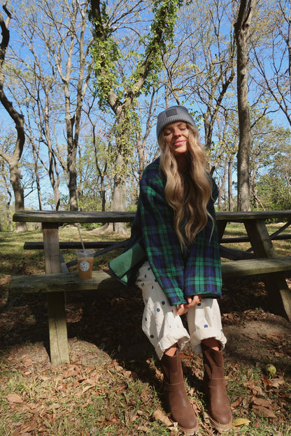 Plaid about you reversible quilted Jacket