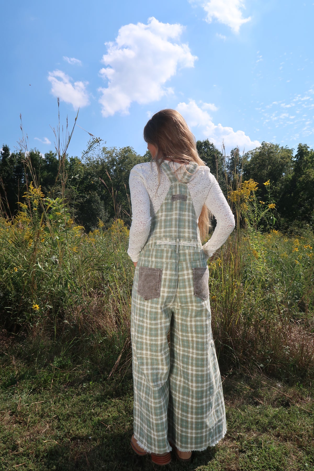 Trailblazer Plaid Overalls