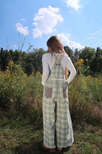 Trailblazer Plaid Overalls