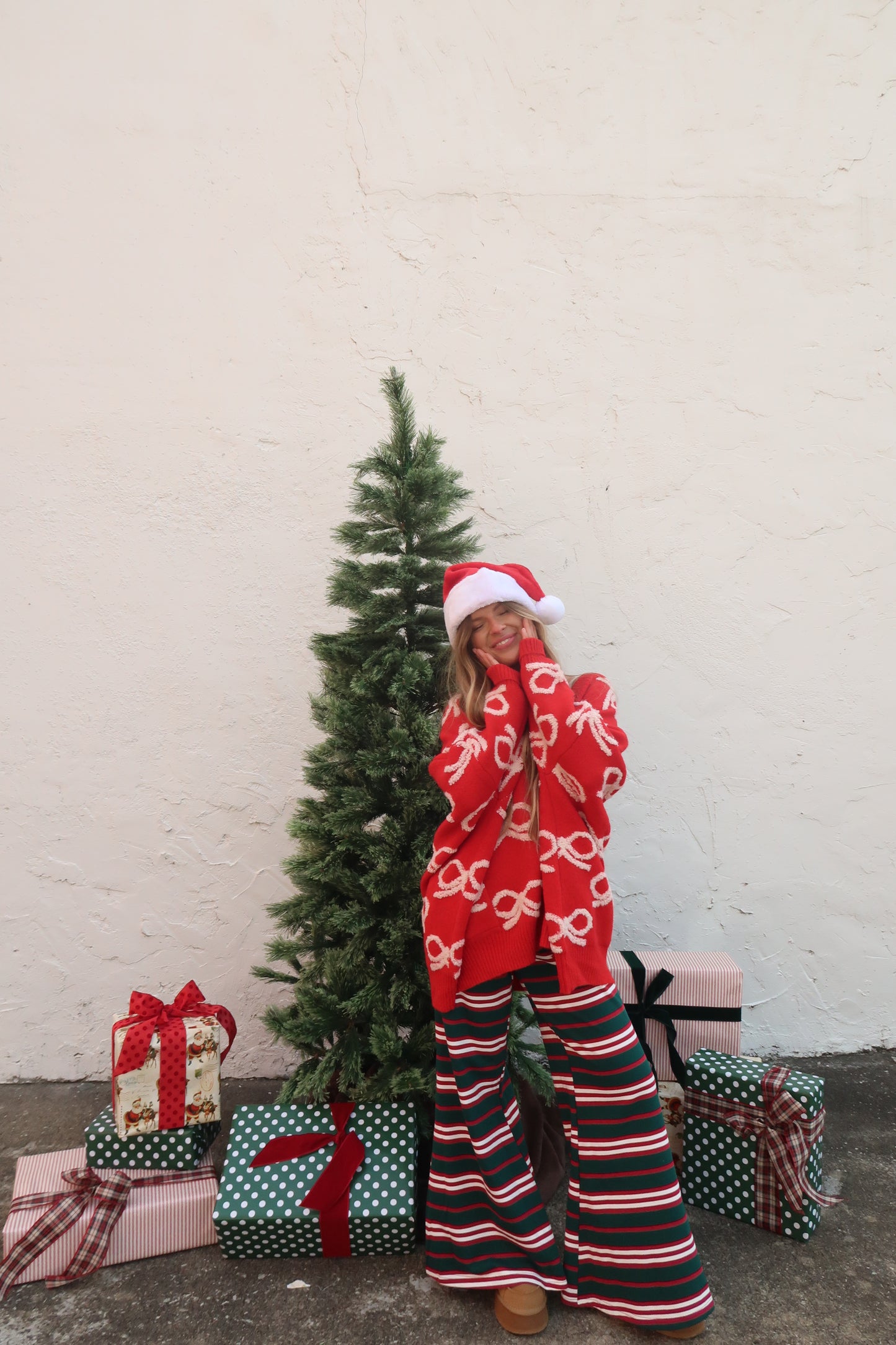 Holly Jolly Flare Sweatpants