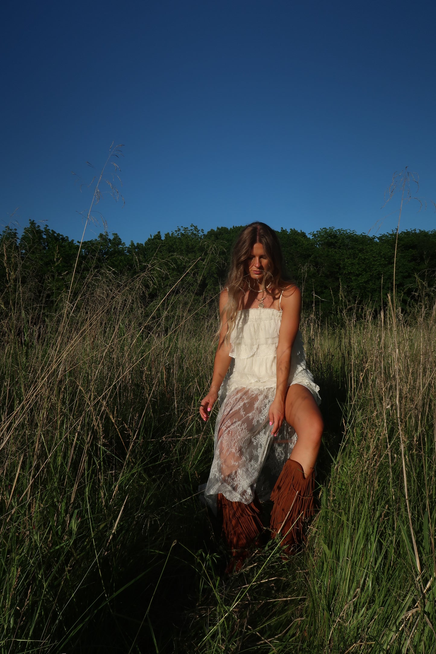 Meadowlight Ruffle Lace Set