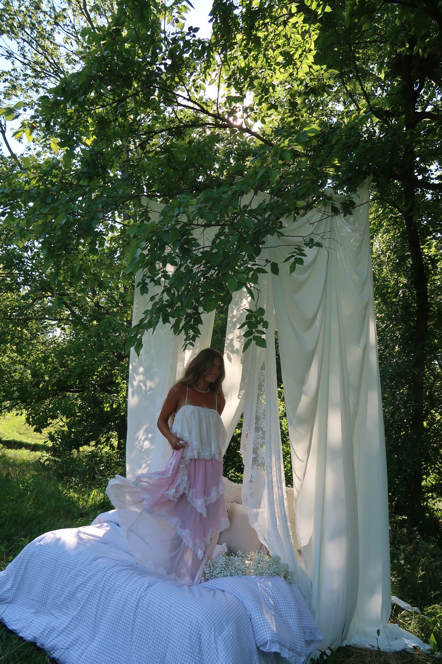 Daydreams Ombre Tiered Maxi Dress