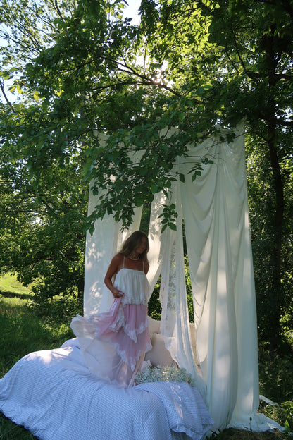 Daydreams Ombre Tiered Maxi Dress