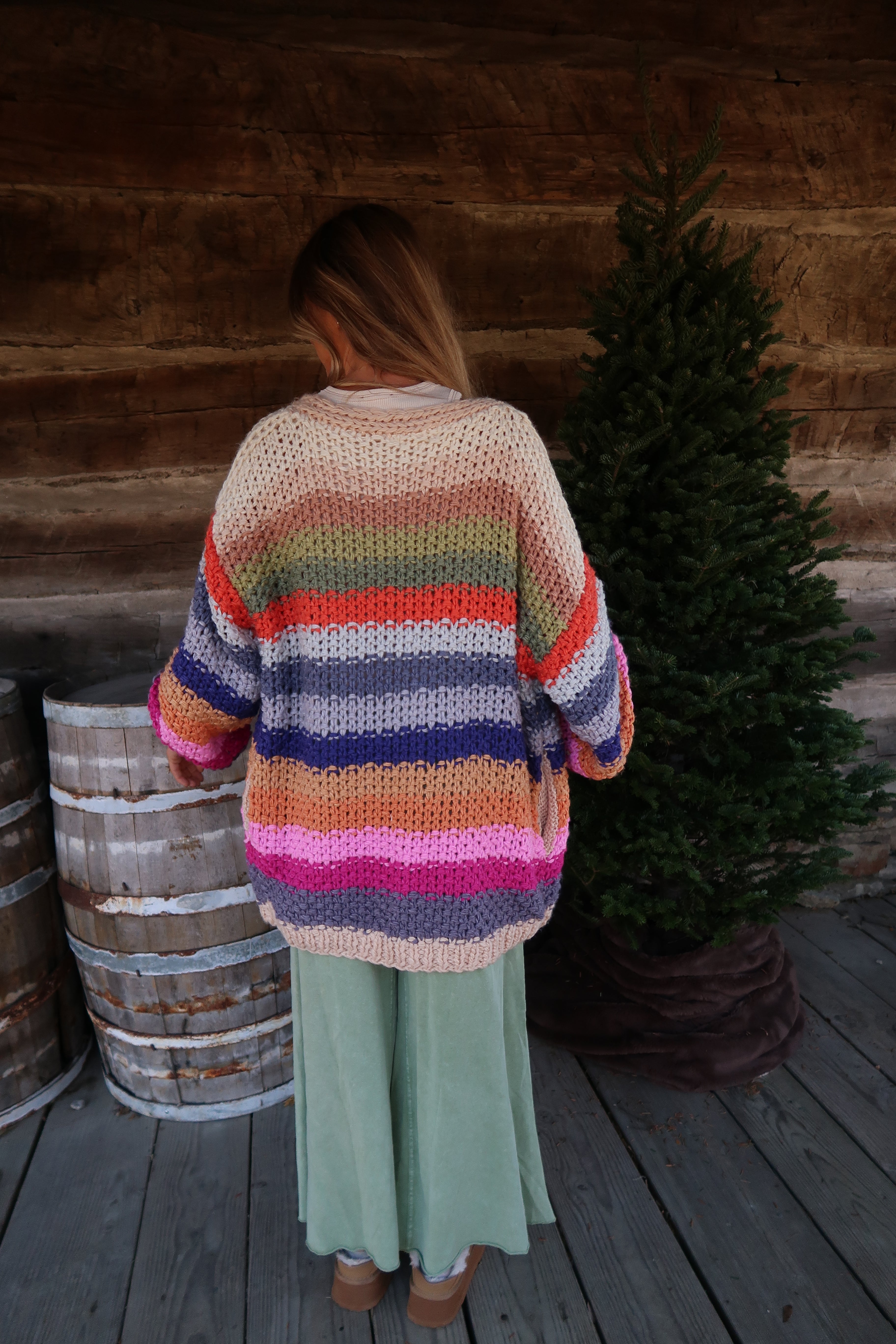 Crayola Stripe Cardi – Maddy Jae