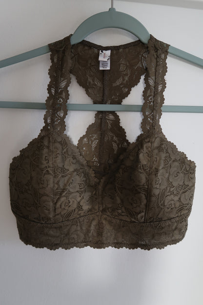 Olive Lace Bralette