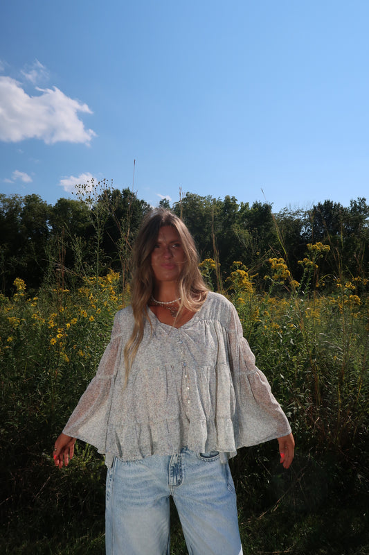 Free Spirit Flutter Top