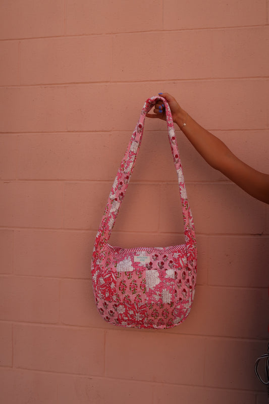 Rosie Quilted Hobo Bag