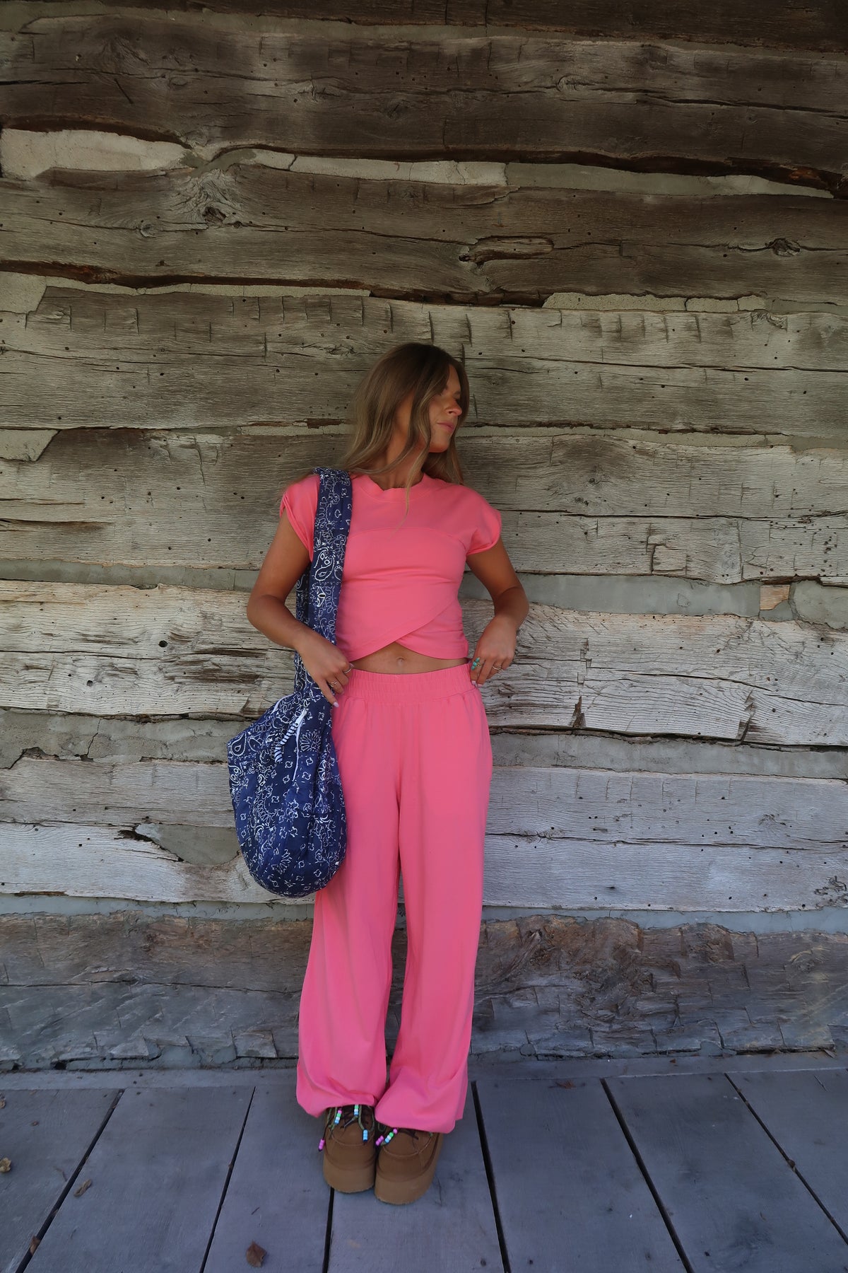 Charlie Bandana Patchwork Quilted Sling Bag