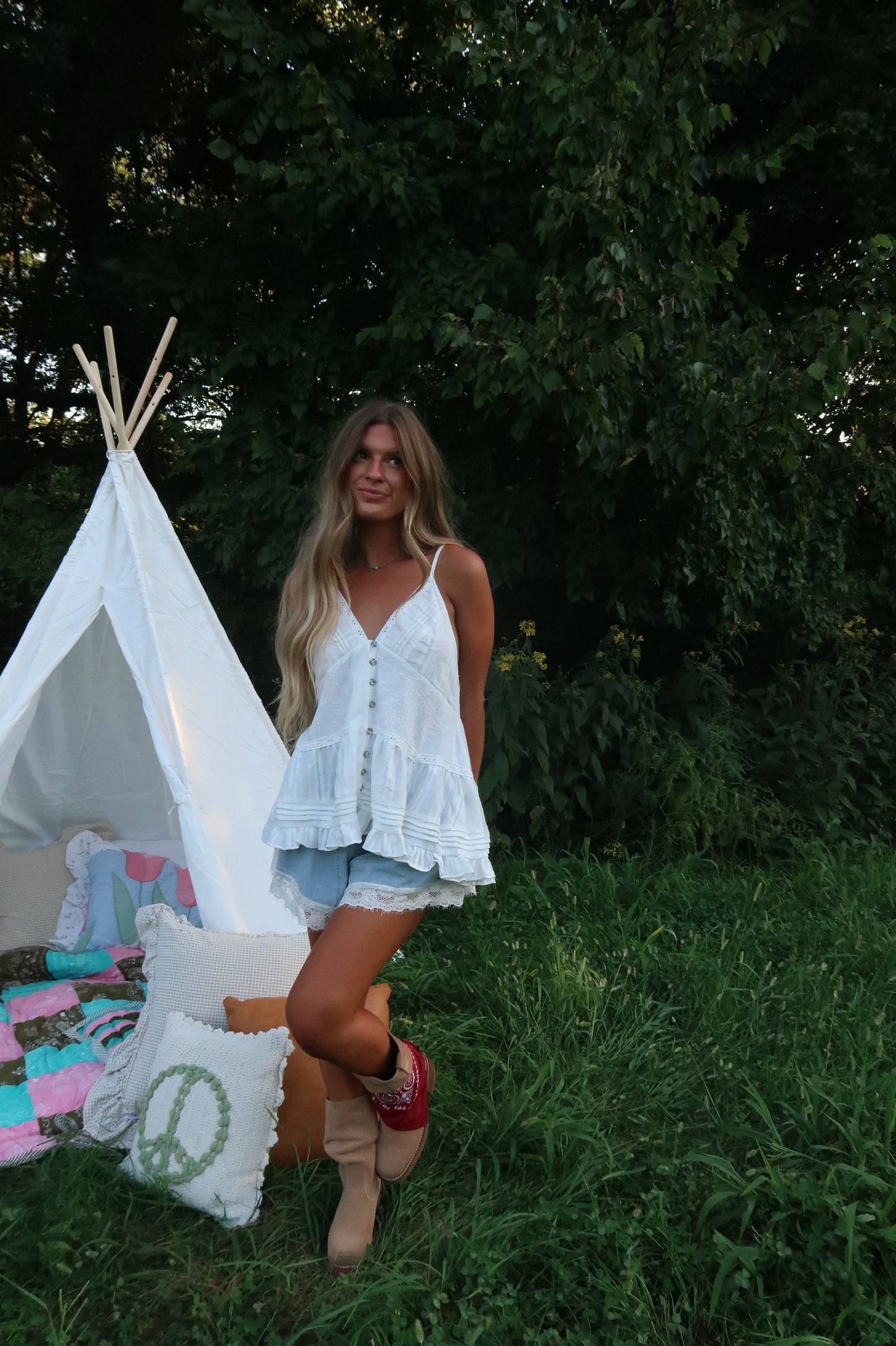 Postcard Babydoll Tunic