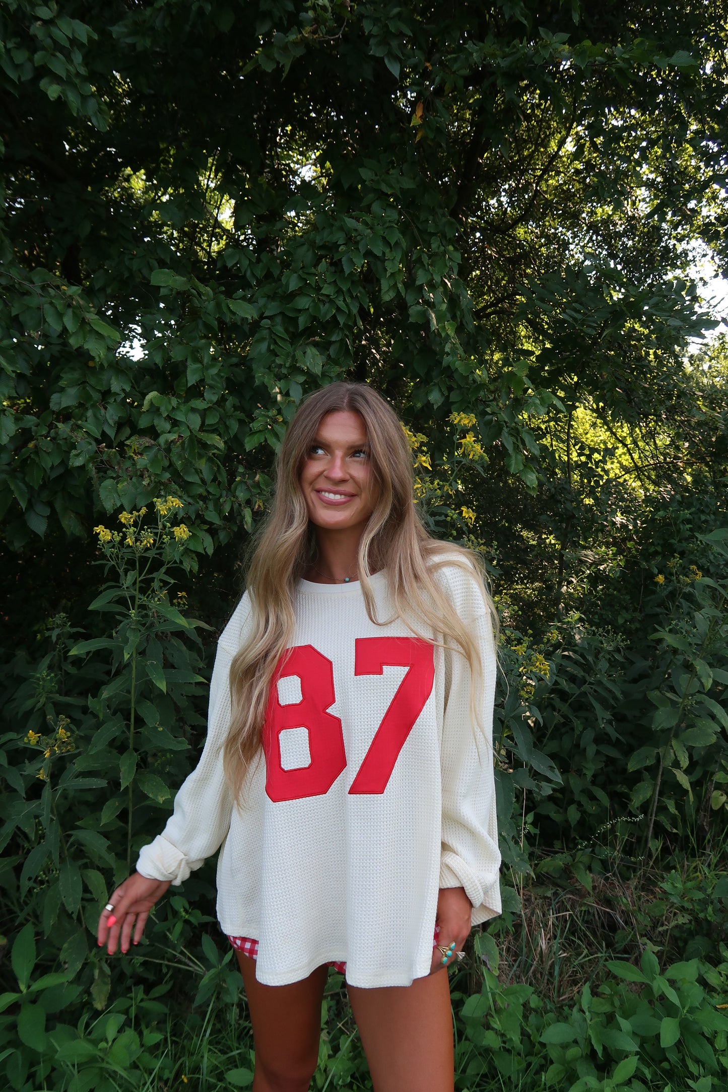 87 Waffle Long Slv