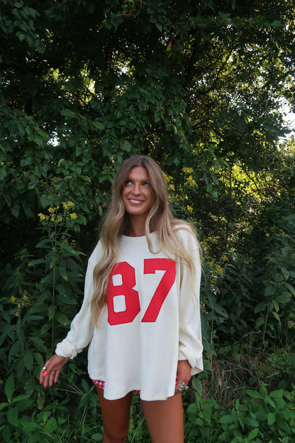 87 Waffle Long Slv