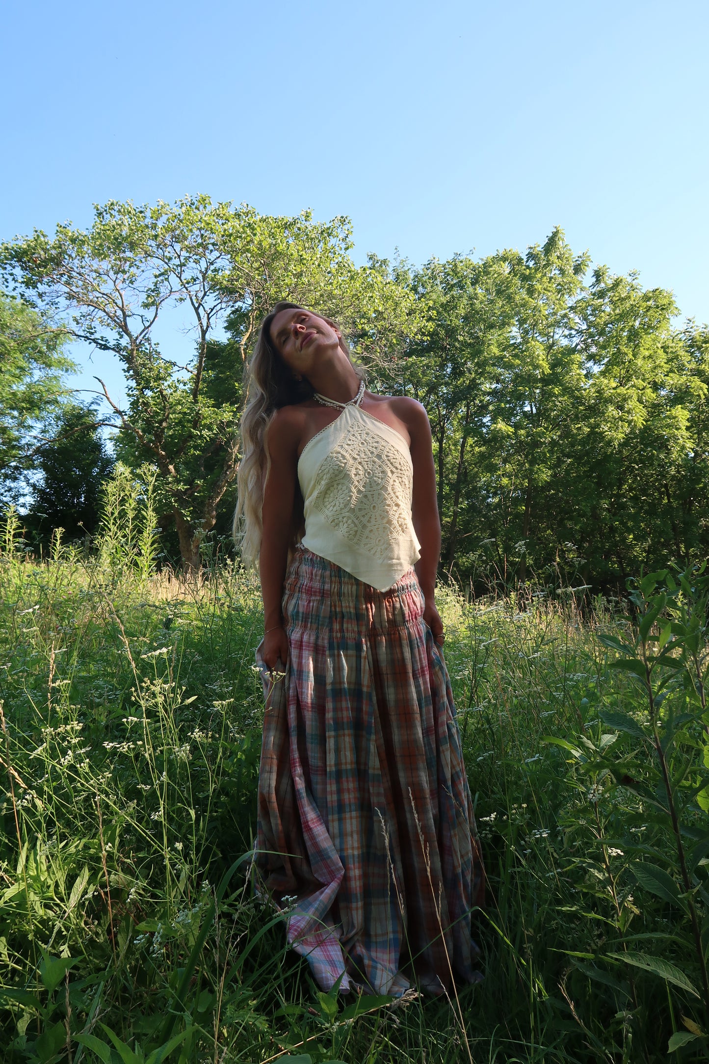 Moments Halter Scarf Top