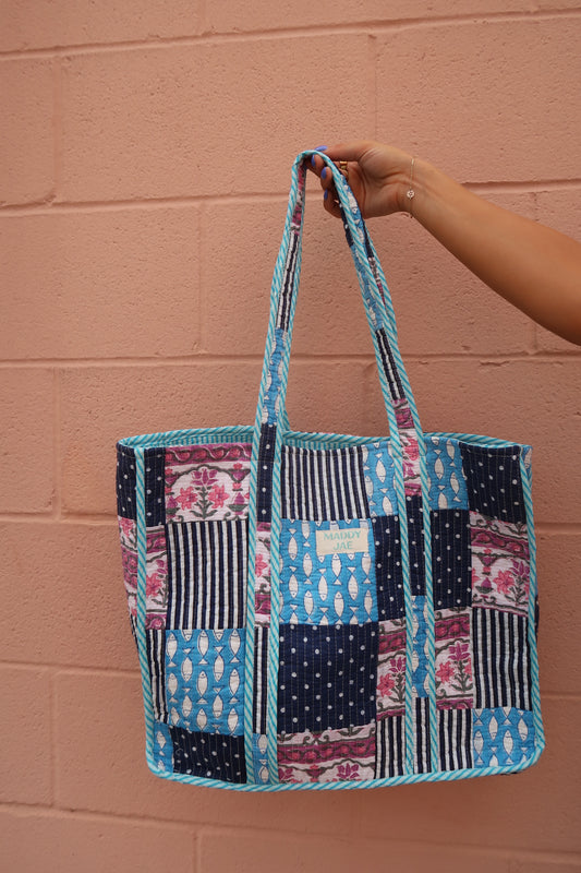 Sailor Quilted Tote Bag