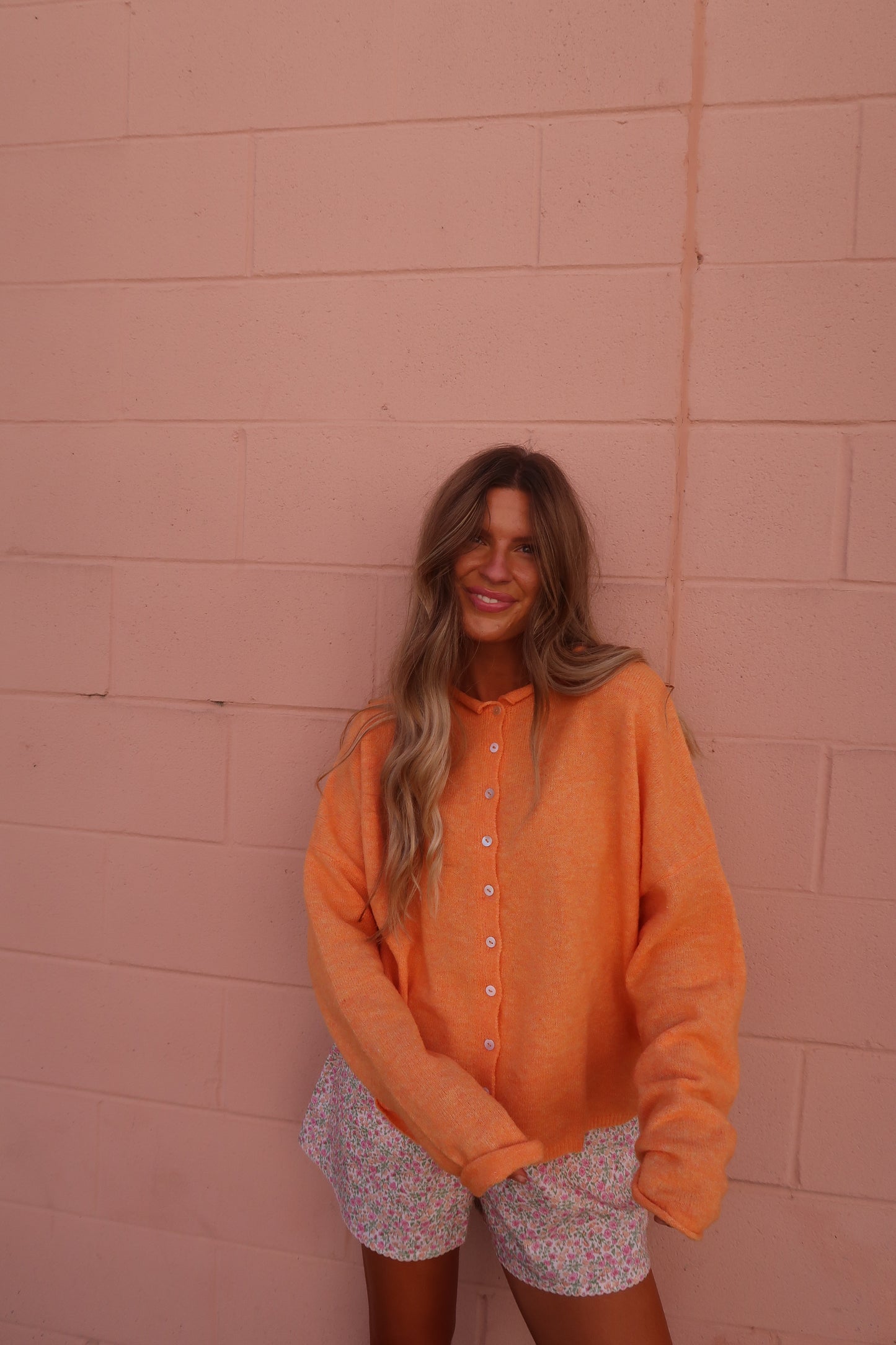Orange Everyday Cardi