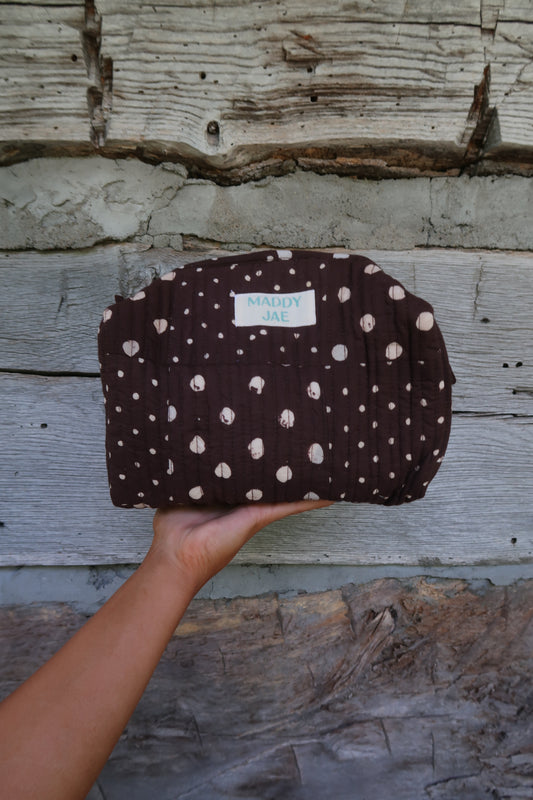 Coco Patchwork Quilted Cosmetic Bag