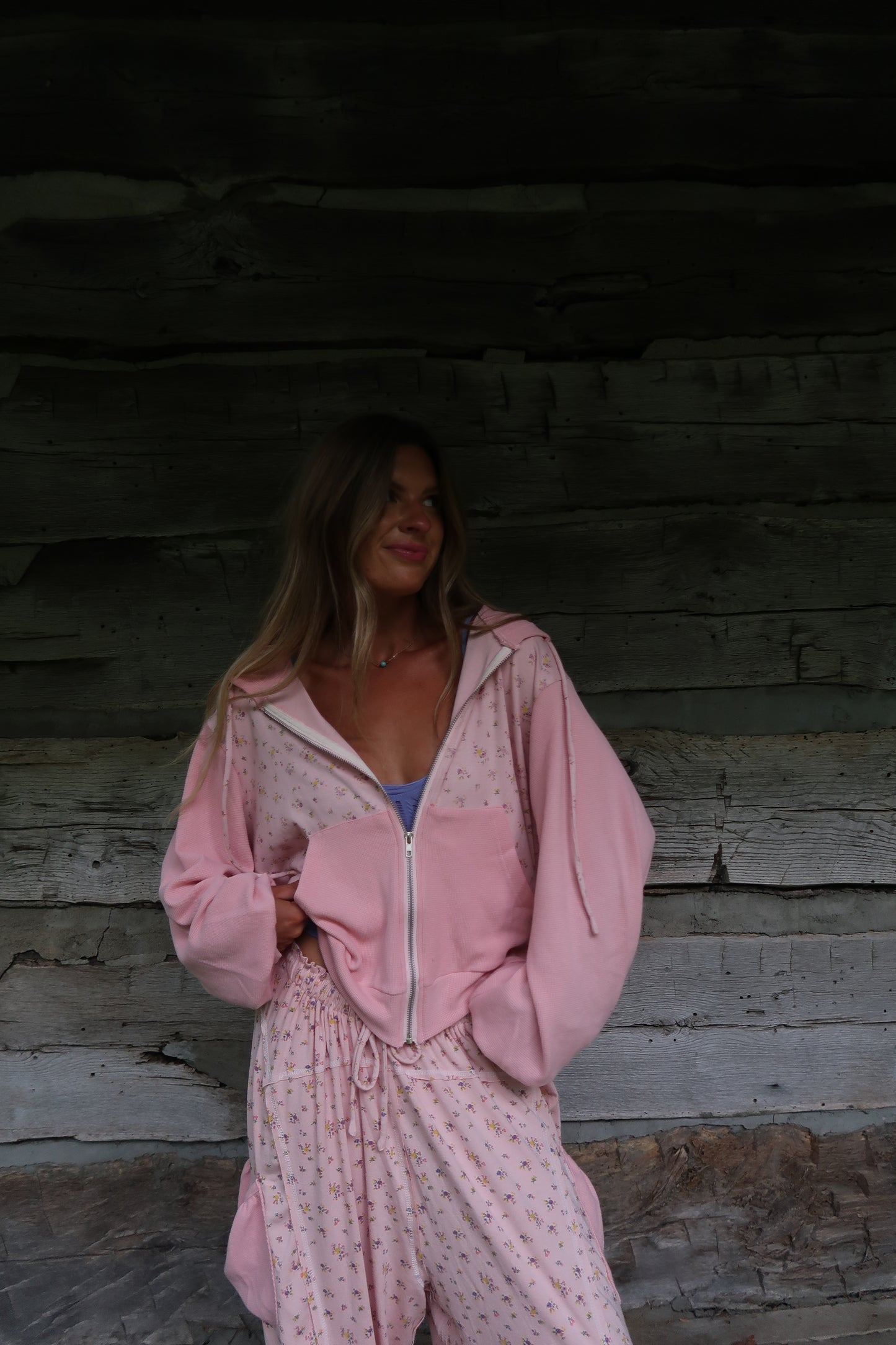 Blushing Zip Up Jacket