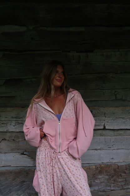 Blushing Zip Up Jacket