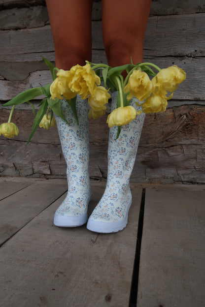 Blossom Blu Rainboot