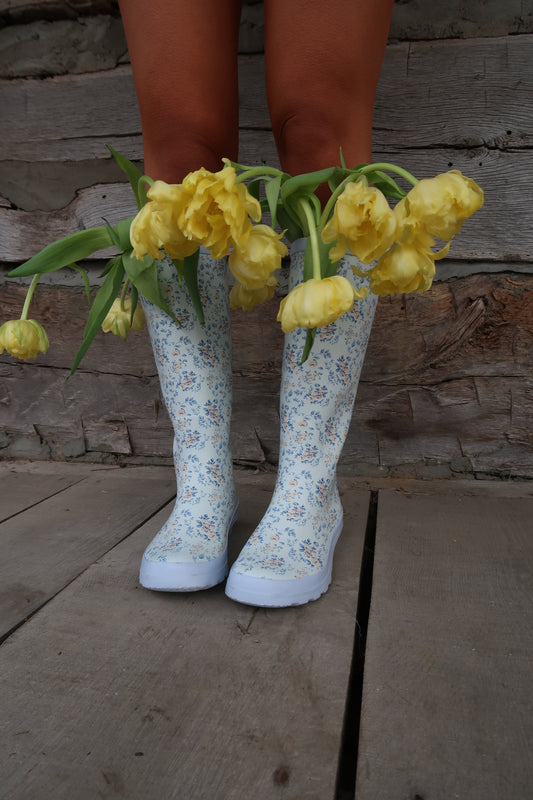 Blossom Blu Rainboot