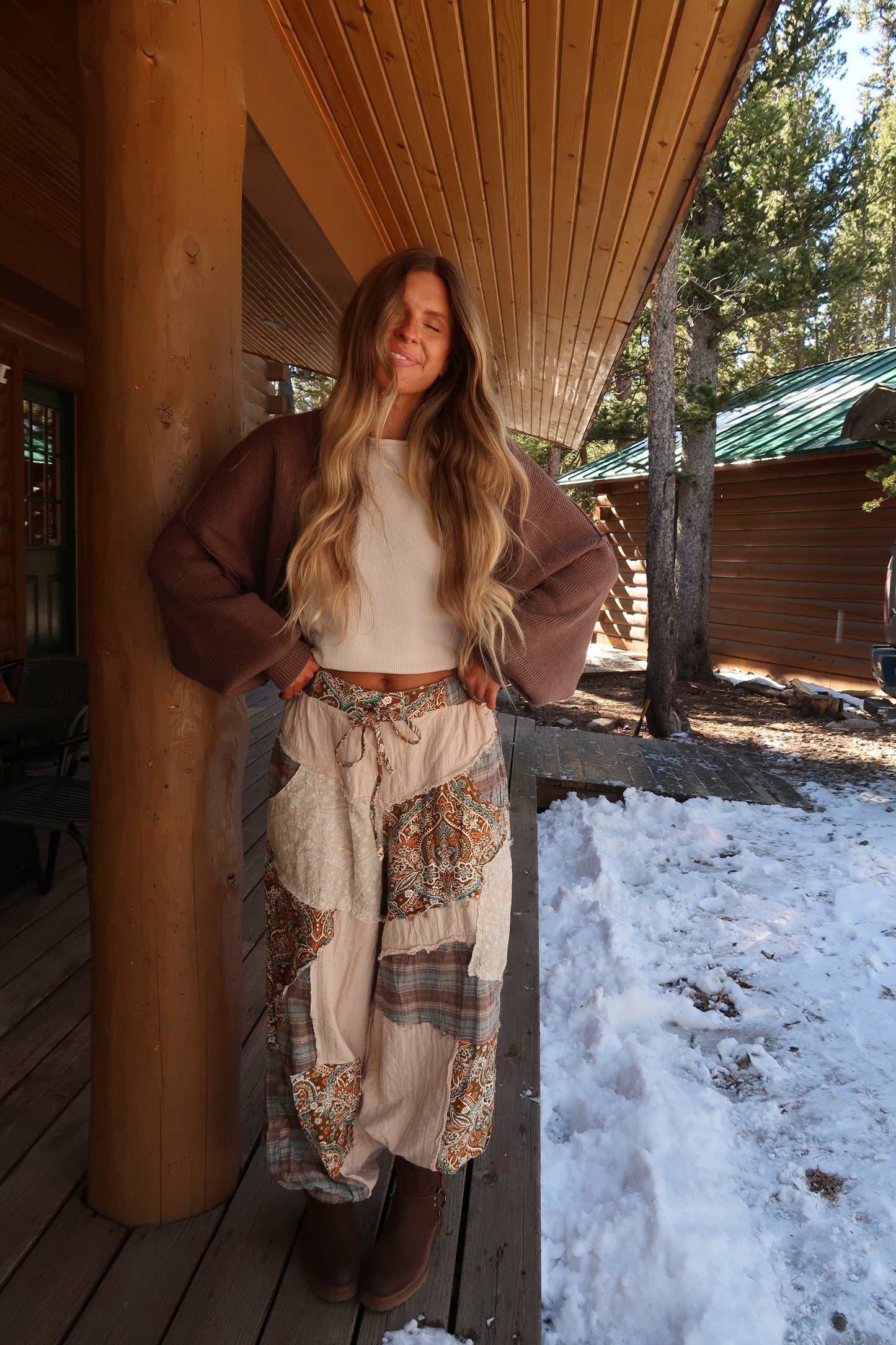 Cabin Fever Patchwork Jogger