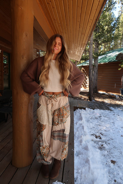 Cabin Fever Patchwork Jogger