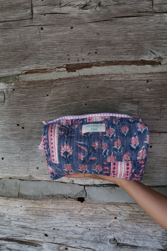 Palmer Quilted Cosmetic Bag