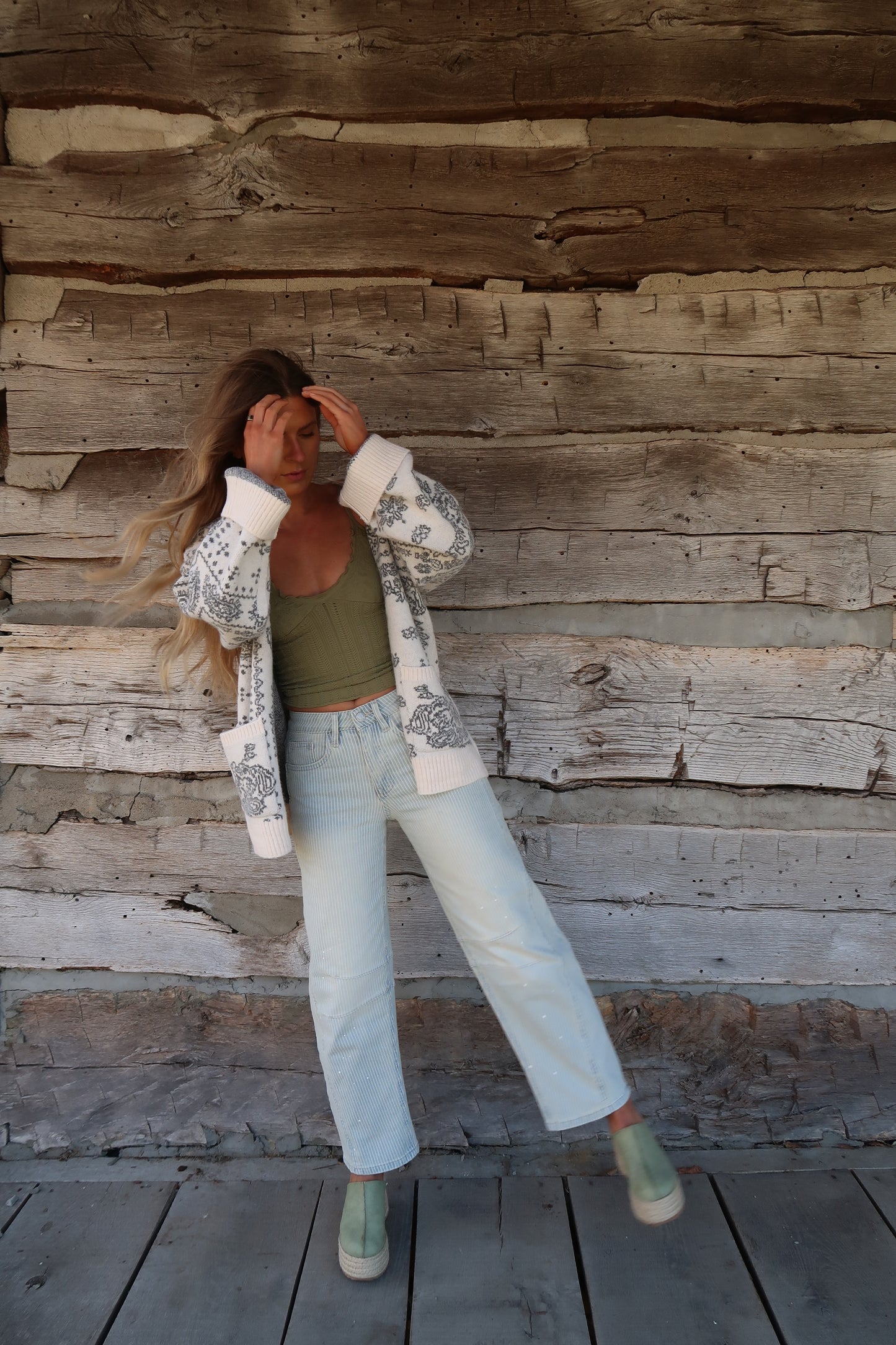 Reese Barrel Jeans