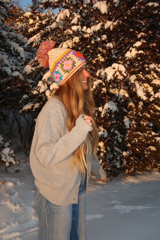 Granny Square Beanie