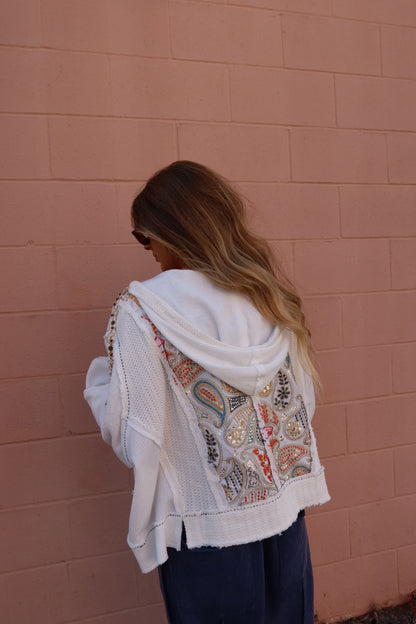 Paisley Shimmer Hoodie