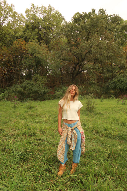 Stone Everyday Crop Tee