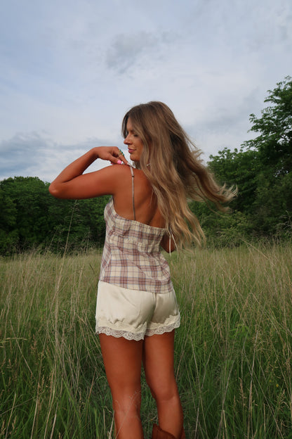 Penny Plaid Tank