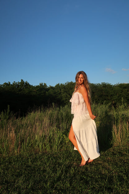 New Day Slit Maxi Skirt