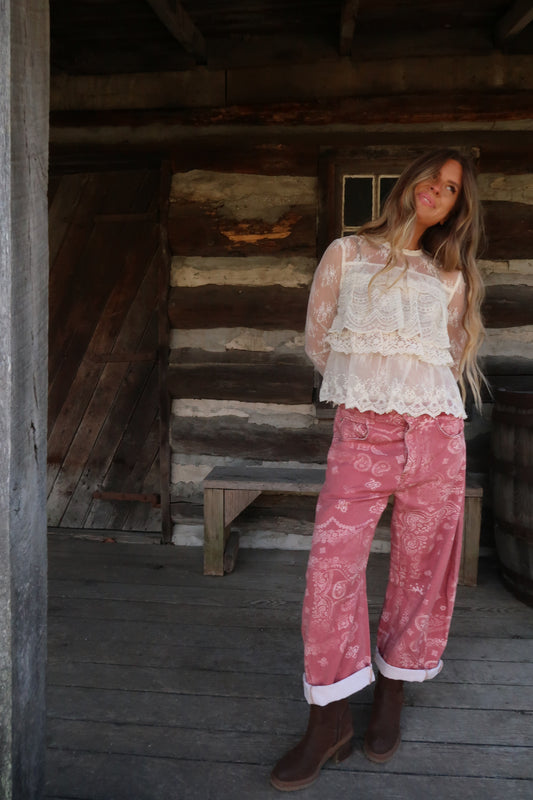 Sienna Ranger Bandana Barrel Jeans