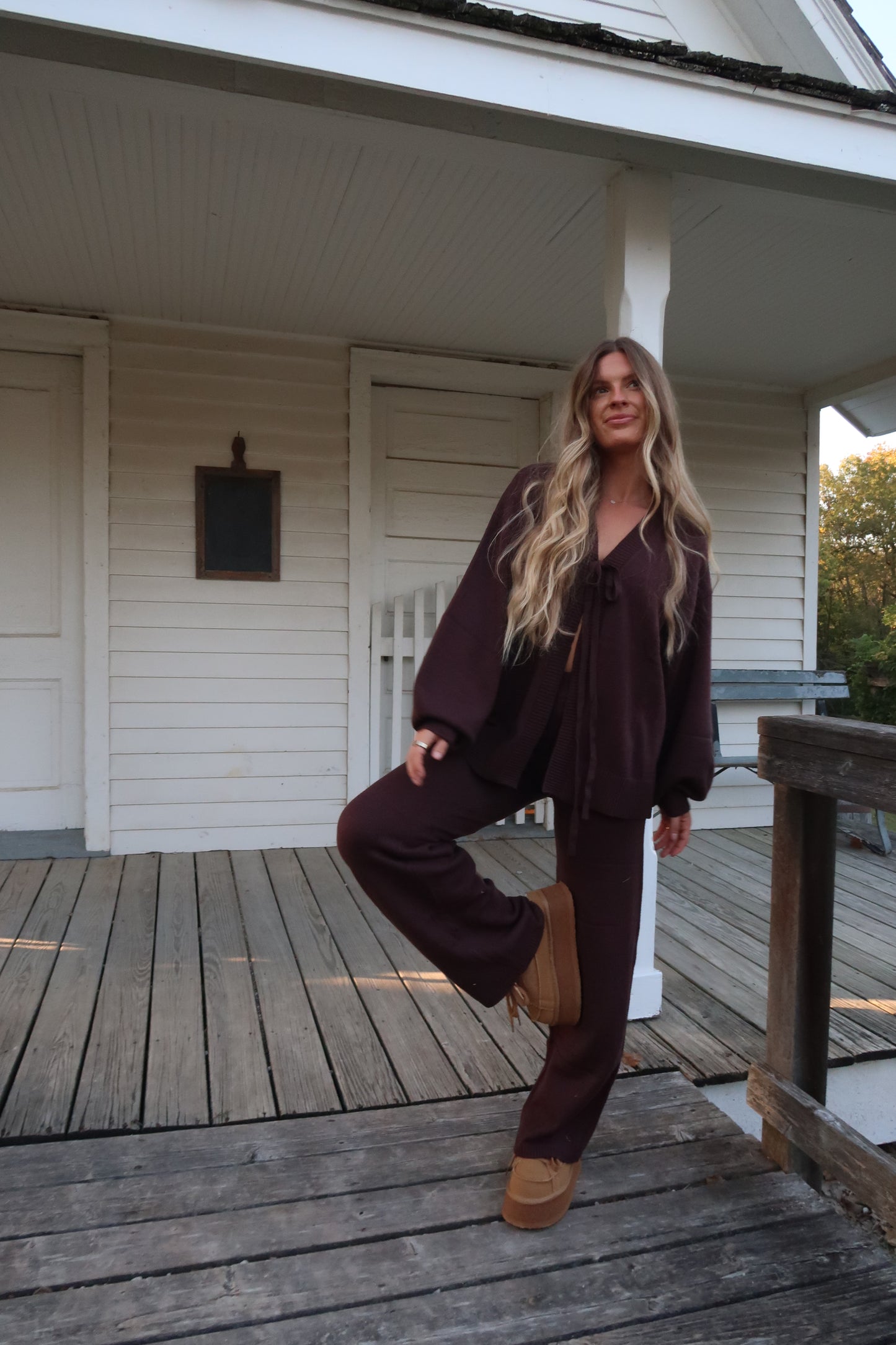 Chocolate Sweater Set