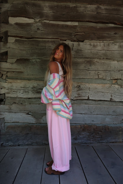 Gum Drop Stripe Cardi