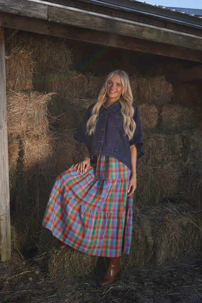 Candyland Tiered Maxi Skirt
