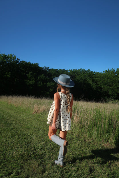 Cream Dot Breeze Tank