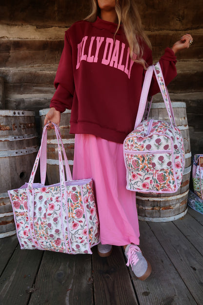 Cora Quilted XL Duffle Bag