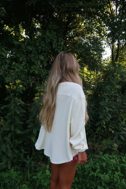 87 Waffle Long Slv
