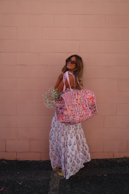 Iris Quilted XL Duffle Bag