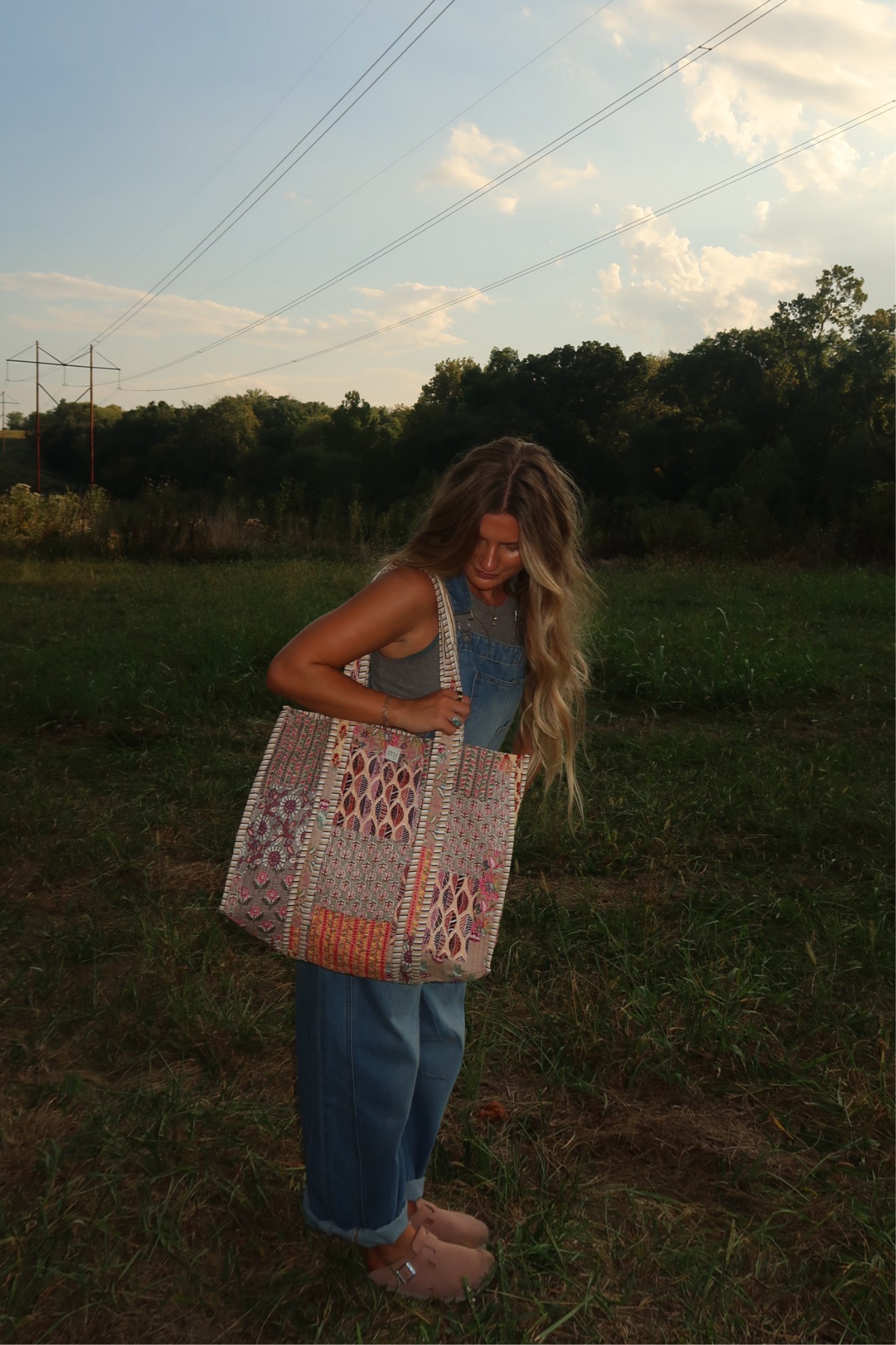 Willow Quilted Tote Bag