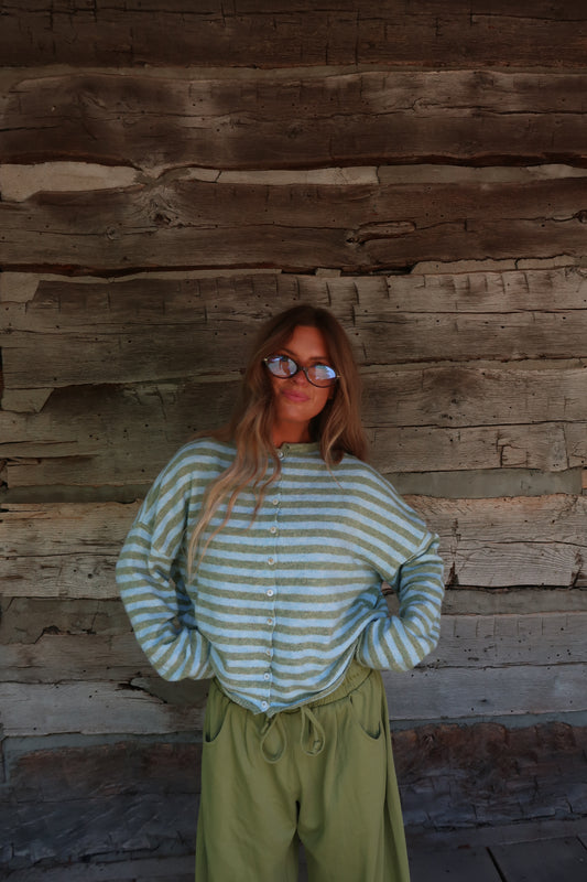 MJ Stripe Everyday cardi
